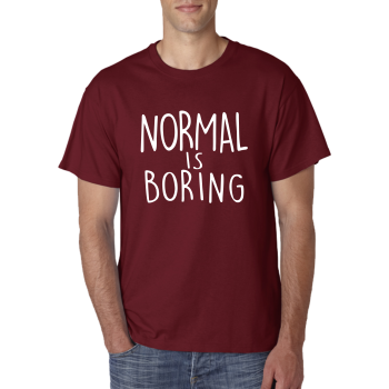 Marškinėliai Normal is boring Marškinėliai Normal is boring